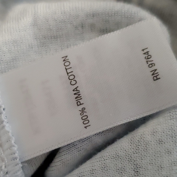 J. Jill Pima Cotton Shirred Back Tee SZ MD - Picture 6 of 7